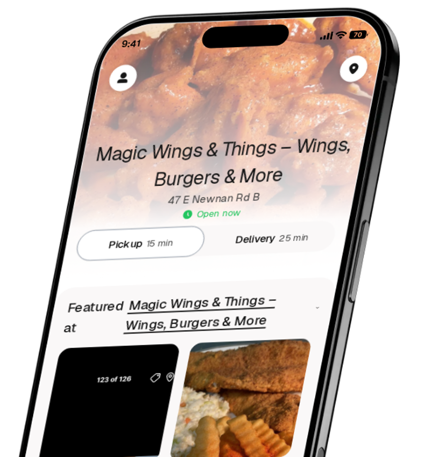 Magic Wings & Things – Wings, Burgers & More app preview